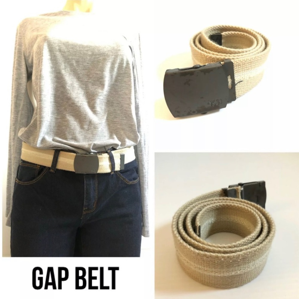 GAP Canvas Web Two Tone Belt Size XS (35" Long)